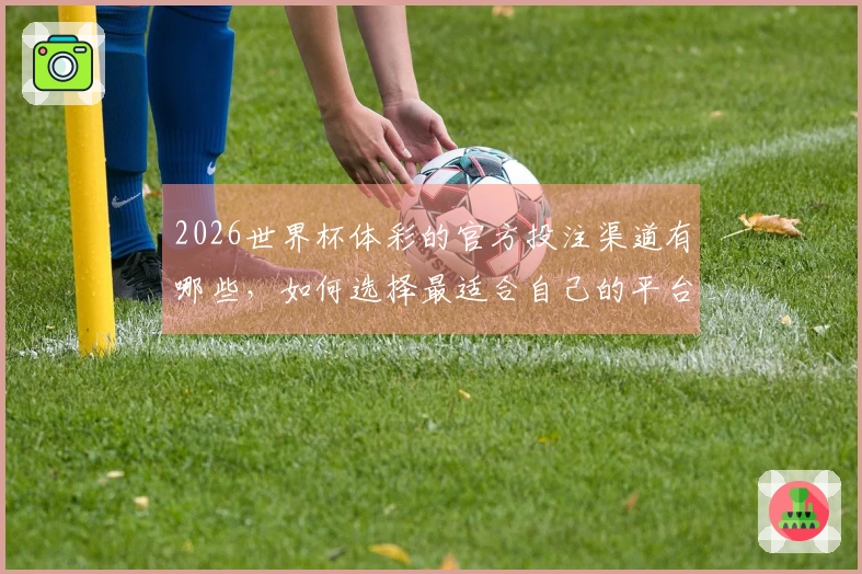 2026世界杯体彩的官方投注渠道有哪些，如何选择最适合自己的平台？